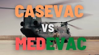 Difference between Casevac vs Medevac